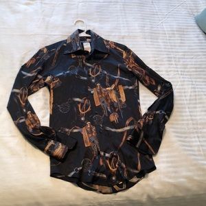Dolce & Gabbana Saddle Print Blouse